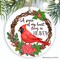 A Piece of My Heart Lives in Heaven Ornament, Cardinal Memorial Gift and Christmas Decoration
